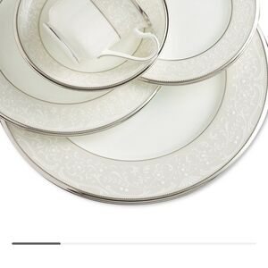 Noritake Silver Palace 5 Piece Place Setting.